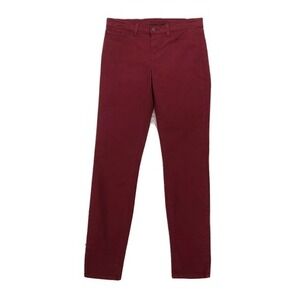 J Brand Maroon Red Mid Rise Skinny Leg Ankle‎ Jeans Size 28